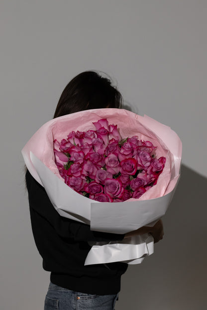 50 Pink Roses