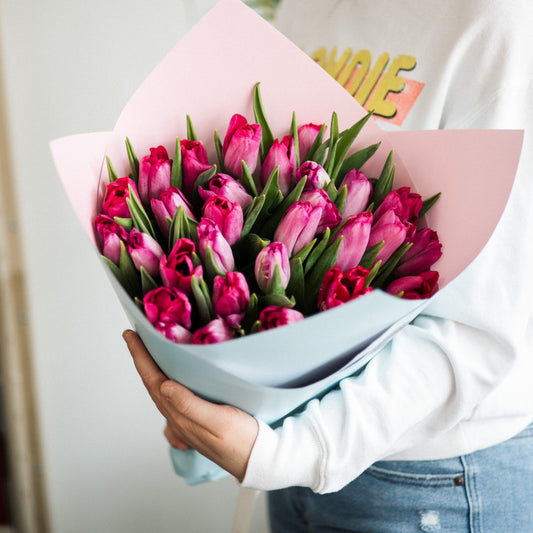 51 Pink Tulips